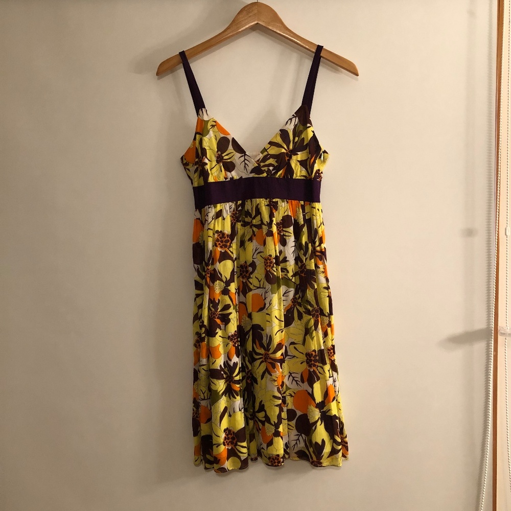 bright Milly short printed sun dress